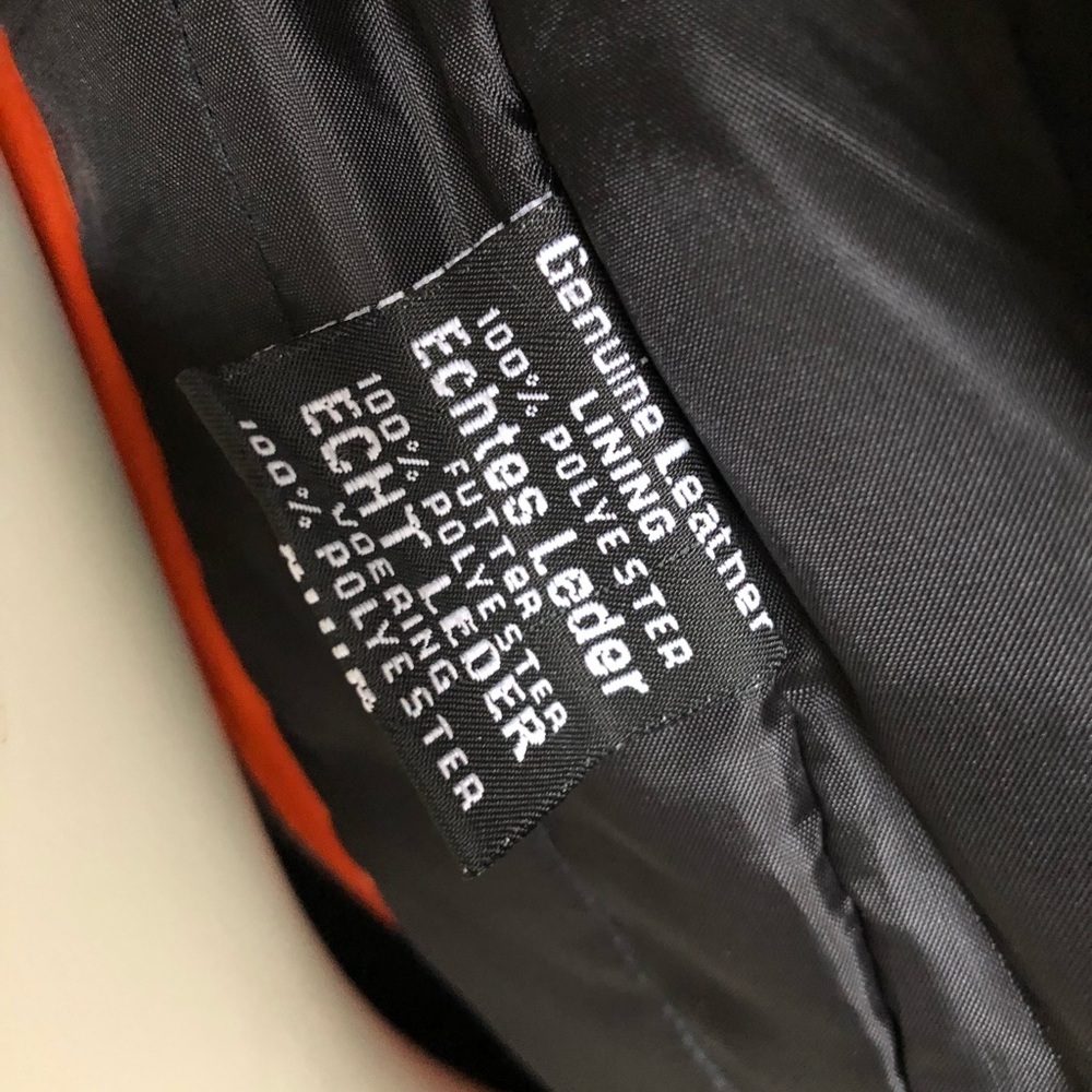 NWOT genuine leather motorcycle jacket - Picture 5 of 9